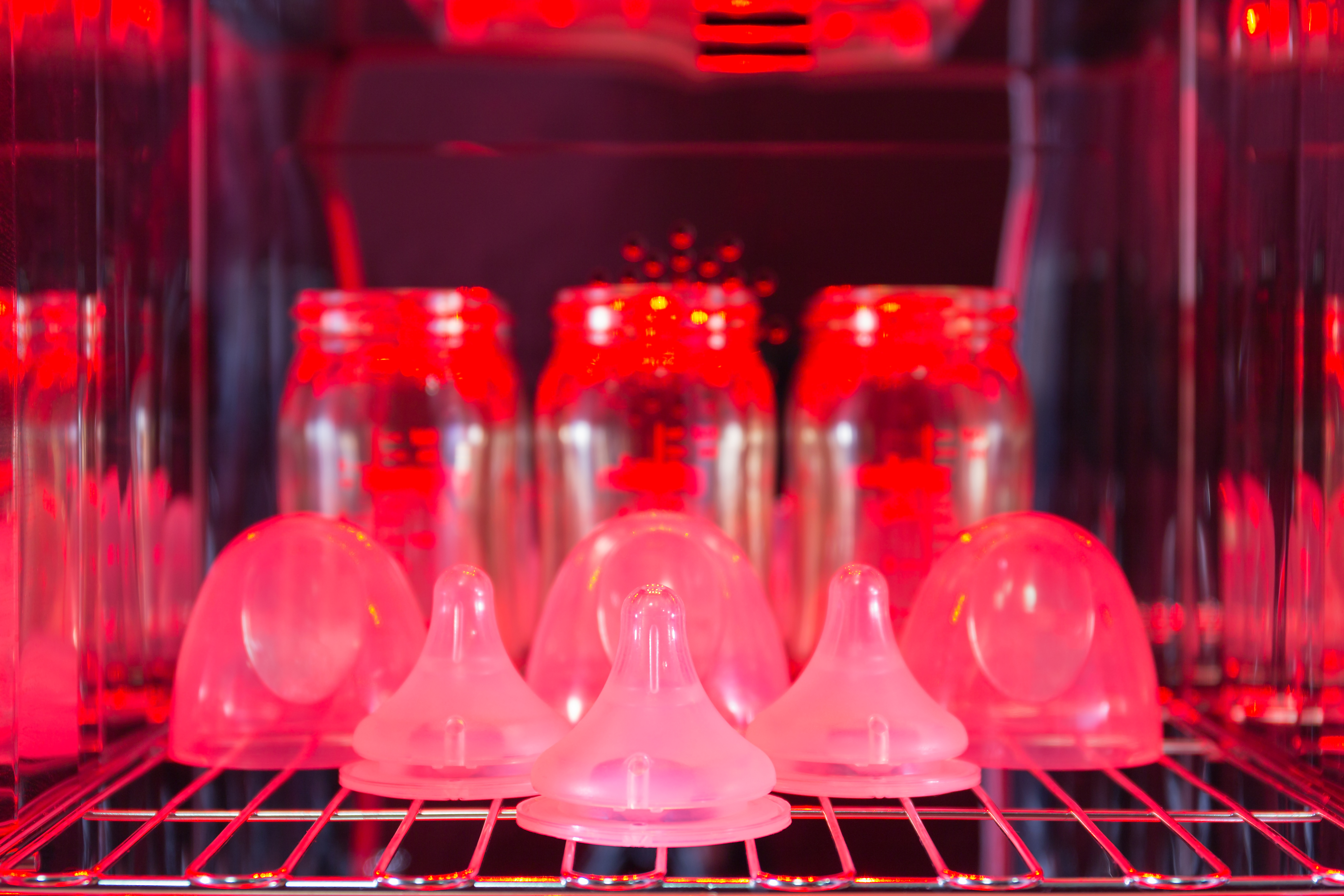 Sterilization of plastic bottles
